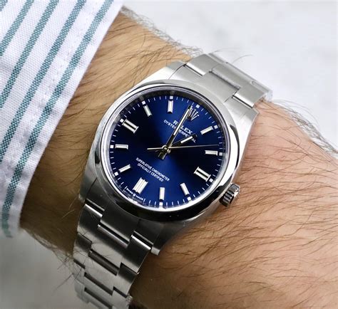 rolex op 36 blue dial|Rolex oyster perpetual op 36.